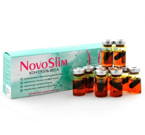 NovoSlim Capsules: Weight Loss, Blood Sugar Support & Appetite Control (10 Capsules)