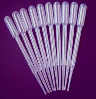 Pasteur Pipettes: 3.5ml Non-Sterile Transfer Pipettes (10 Pack)
