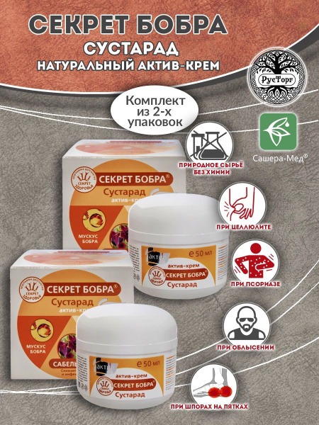 Joint Relief Cream with Beaver Secret: 50ml