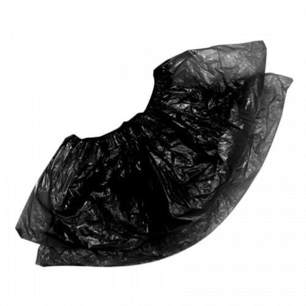 Medicosm Black Disposable Medical Shoe Covers (50 Pairs)