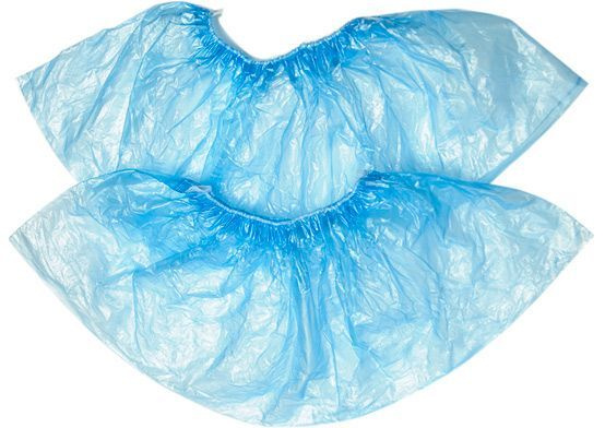 Medicosm Blue Disposable Shoe Covers, 50 Pairs/Pack