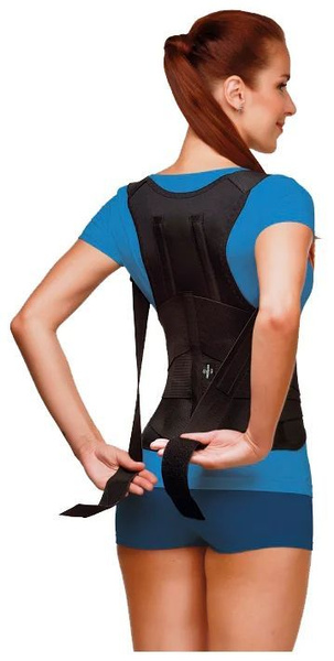 Posture Corrector P-1402: Back Brace Support for Thoracic & Lumbar Spine