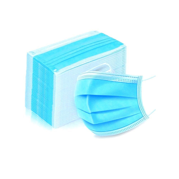 Disposable 3-Ply Face Masks (50 Pack) - Medical Grade