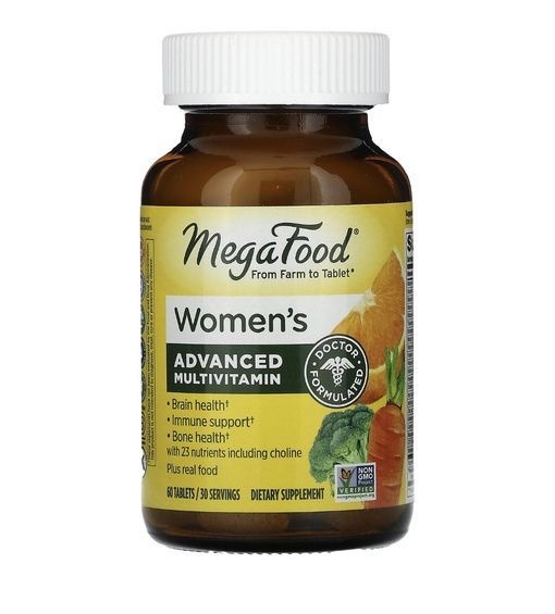 Women's Multivitamin: MegaFood 60-Count Complex