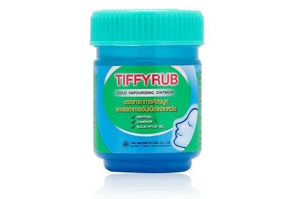 Tiffy Rub Menthol Ointment for Cold Relief (20g)