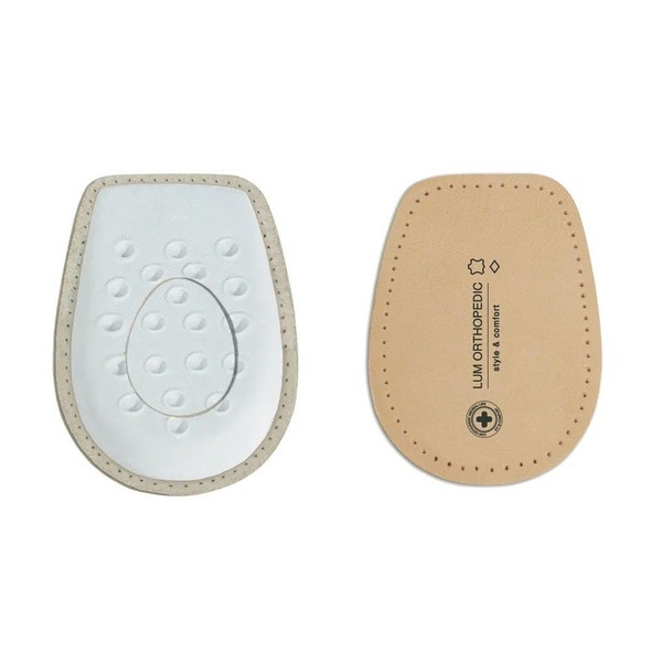 Shock-Absorbing Orthotic Heel Cups for Heel Spurs (Pair) - Size 3 (Men's 41-43)