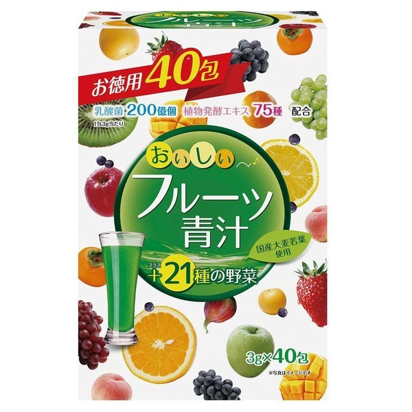 Yuwa 40 Sachets Japanese Fruit Ao Jiru