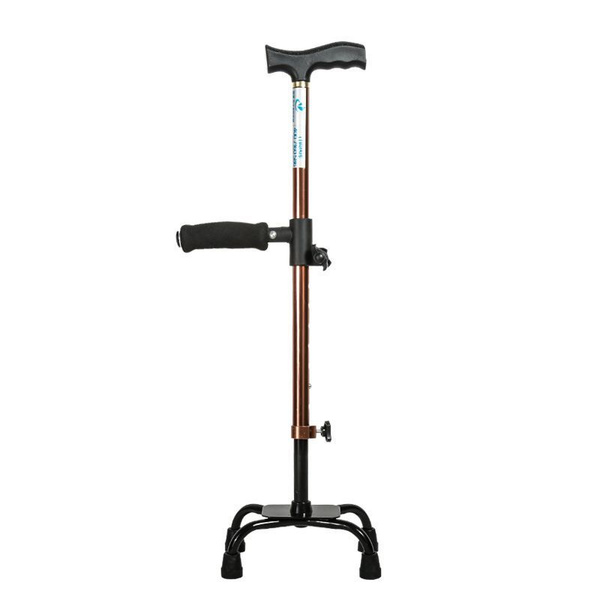 Adjustable Walking Cane for Seniors with Anti-Slip Tip - Heavy Duty Support Stick for Adults & Disabled - QUDUN