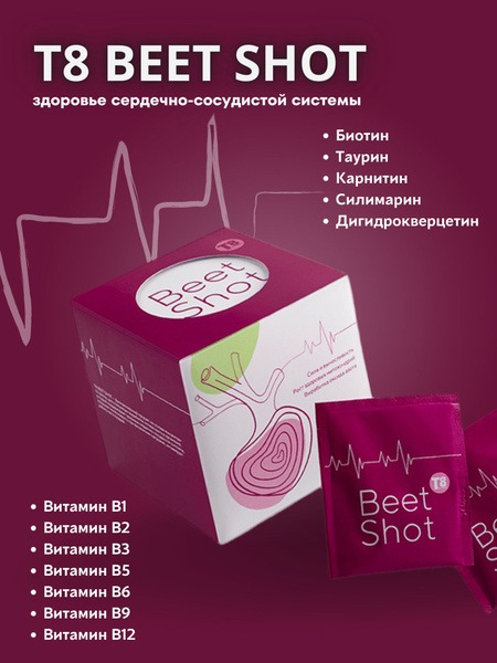 T8 Beet Shot: Lower Blood Pressure, Boost Heart Health, & Recover Faster