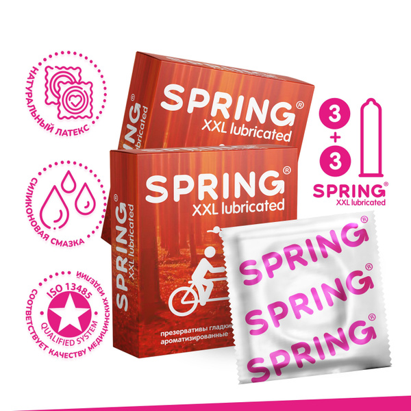 XXL Spring Condoms, 6 Pack