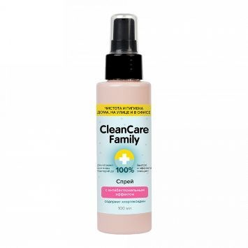 CleanCare Family Alcohol-Based Skin Antiseptic Spray (100ml)