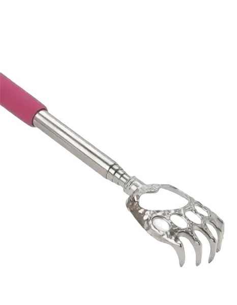 Telescopic Back Scratcher "Paw" (Raspberry)