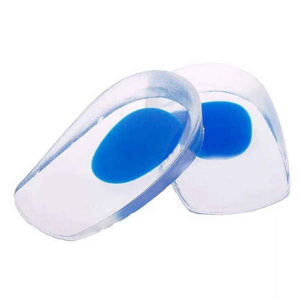Heel Spur Relief Silicone Inserts: 11x7cm, 2-Pack