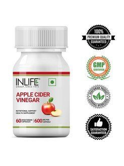 InLife Apple Cider Vinegar Capsules - 600mg (60 Count)
