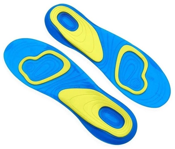 Unisex Silicone Gel Shoe Inserts: Orthotic, Cushioning, Non-Slip (Sizes 41-45)