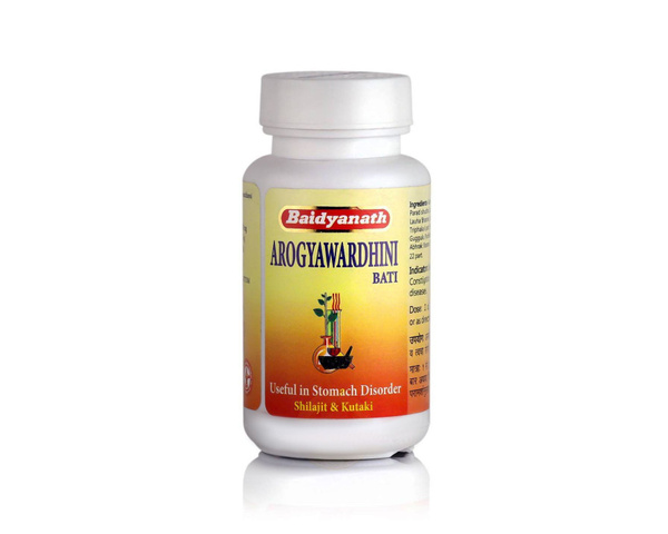 Baidyanath Arogyawardhini Bati: Pancreas, Gut & Skin Health Supplement (80 Tablets)