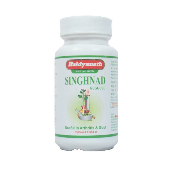 Baidyanath Singhnad Guggulu Tablets for Digestive Health (80 Count)