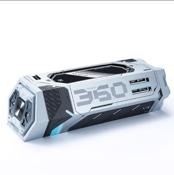 VALKYRIE E360 CPU Liquid Cooler, Triple Fan, Interactive Display, White