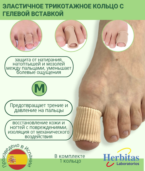 Gel Toe Protector Ring for Hammer & Claw Toes (Size M)
