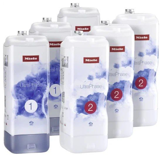 Miele UltraPhase 1&2 6-Pack Liquid Detergent Duo