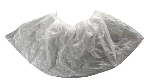 Novatex Disposable Shoe Covers: 32 Micron, White, 100 Pack