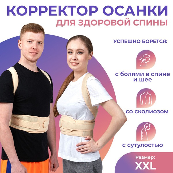 Posture Corrector for Men & Women: Back Support Belt