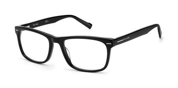 Pierre Cardin PC6240 807 Black Square Acetate Men's Eyeglass Frames