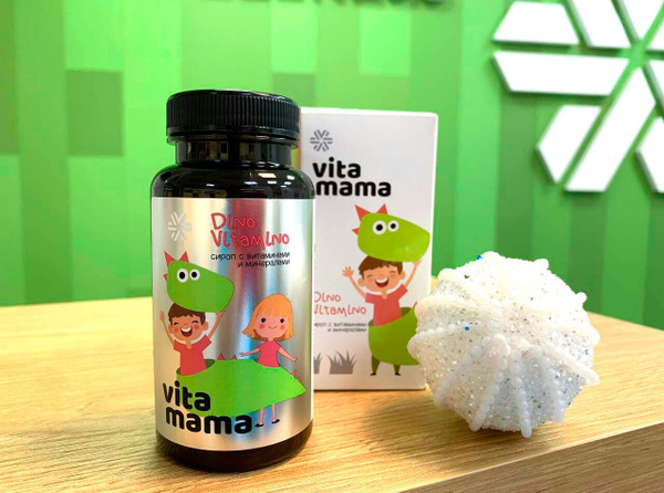 Dino Vitamino Vitamama Syrup: Vitamins & Minerals for Kids, 150ml