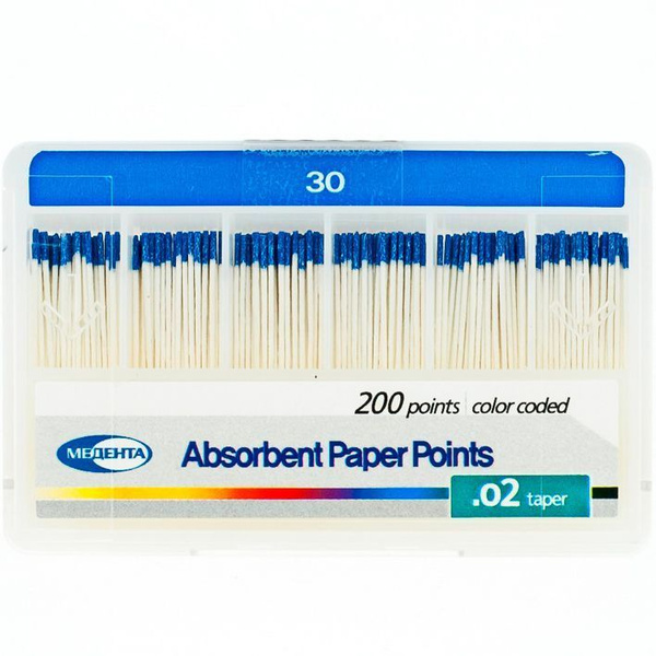 Meta Biomed Paper Absorbent Stix, Cone 0.2 #30, 200/Pack