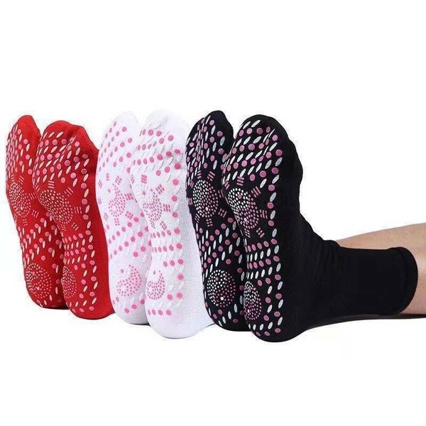 Self-Heating Tourmaline Massage Socks (Sizes 36-39)