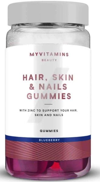 Hair, Skin & Nails Gummies (60 Count, Blueberry)