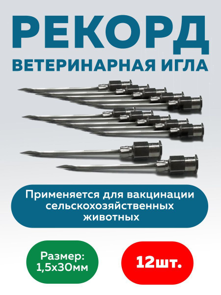 Record Needle Set (1.5x30mm) (Stainless Steel)