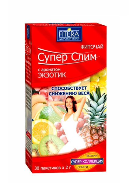 Fitera Super Slim Exotic Fruit Herbal Tea (30 Bags)