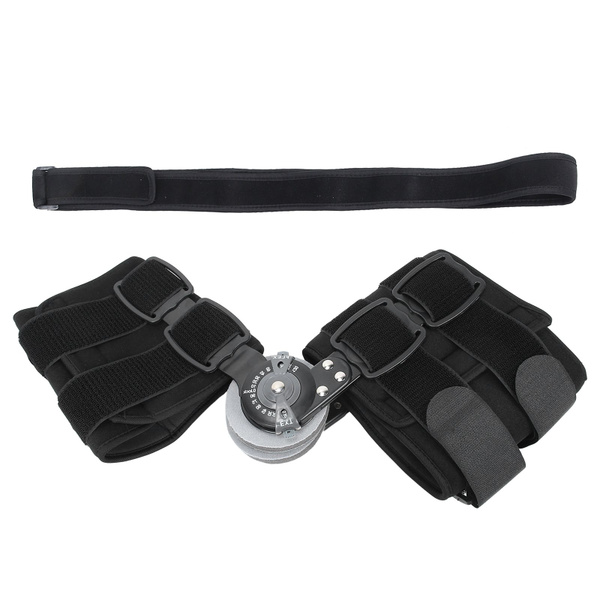 Adjustable Elbow Brace for Support & Recovery (Right Arm, Lightweight Aluminum, 46cm Upper Arm Circumference)