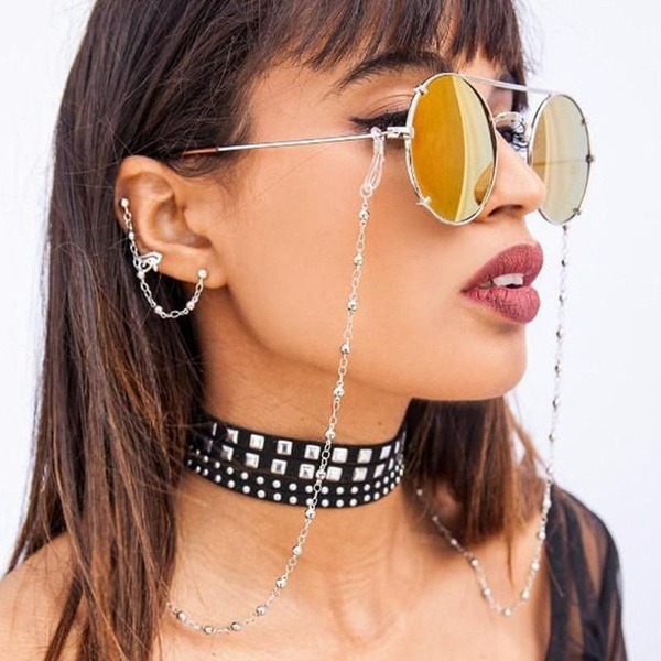 Women's Eyeglass Chain & Holder
