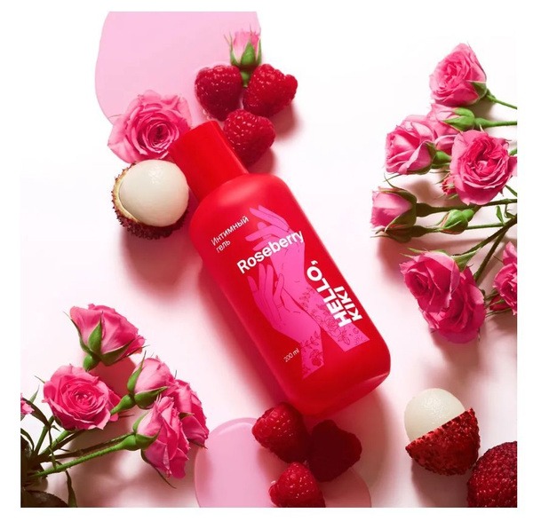 Hello Kiki Roseberry 200ml Water-Based Lubricant