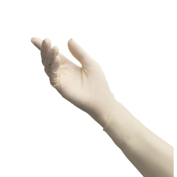 Latex Examination Gloves, Sterile, Powder-Free, Gynecological, Size 8.0, 50 Pairs/Box