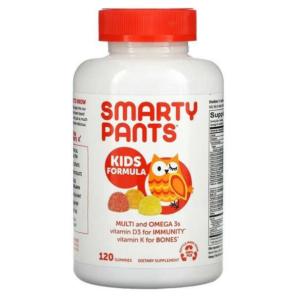 SmartyPants Multivitamins with Omega-3 - 120 Chewable Tablets