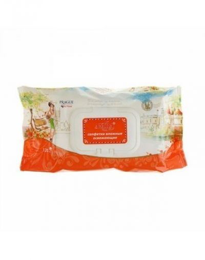 Amra Travel Wipes, Refreshing, 120 Count