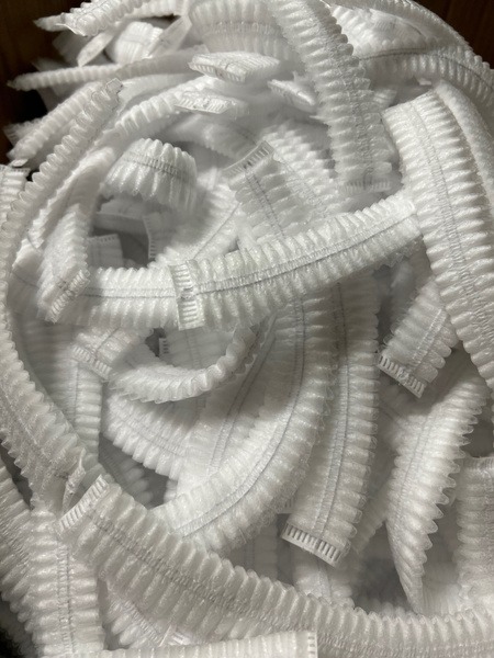 Disposable White Medical Caps (50 Pack) - Salon, Spa, & More