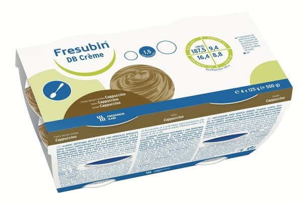 Fresubin Diabetes Cappuccino Drink, 4 x 125g (188kcal)