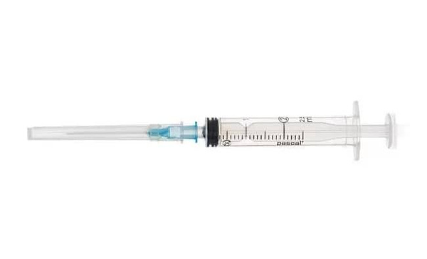 Sterile 2ml 3-Part Syringe with 23G Needle (0.6x30mm) - Single Use