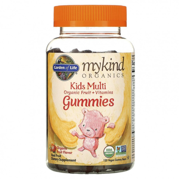 MyKind Organics Children's Multivitamin Gummies (120 ct) - Organic Fruit Flavor