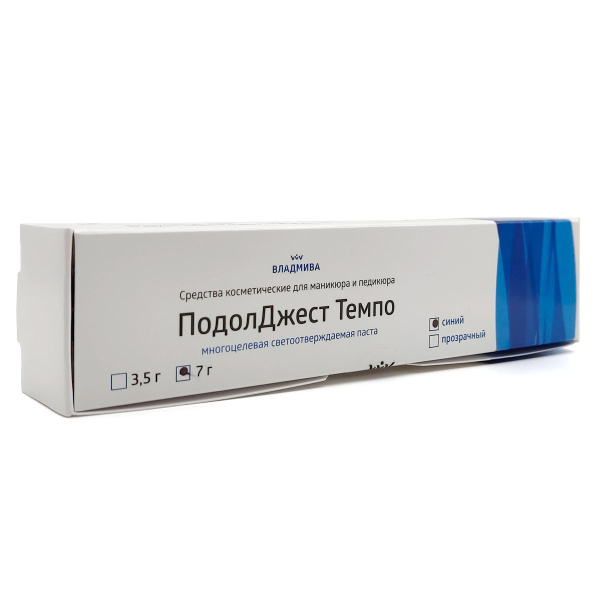 VladMiVa Podolgest Blue Light-Curing Tempo/Paste (7g)