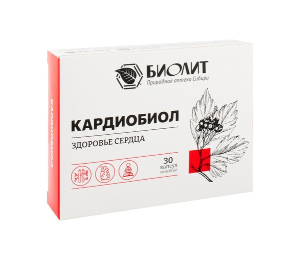 Cardiobiol Supplement: Herbal Heart Support (30 Capsules)