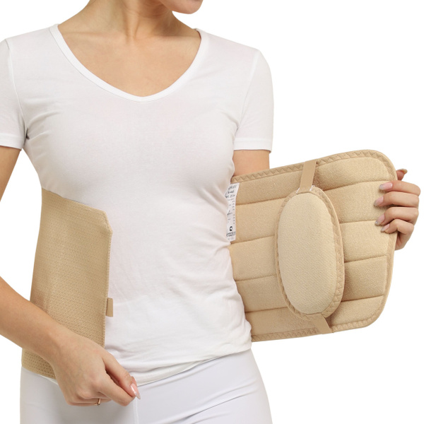 Kreat B-445 Umbilical Hernia Belt (25cm, 120-140cm Waist)