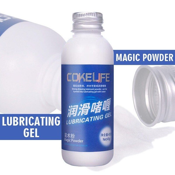 Cokelife Magic Powder: 45g Concentrated Water-Based Lubricant
