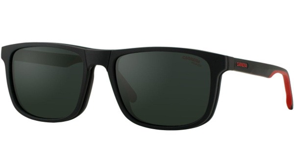 Carrera 8053/CS 003 99 Eyeglass Frame with Dark Green Polarized Clip‑On
