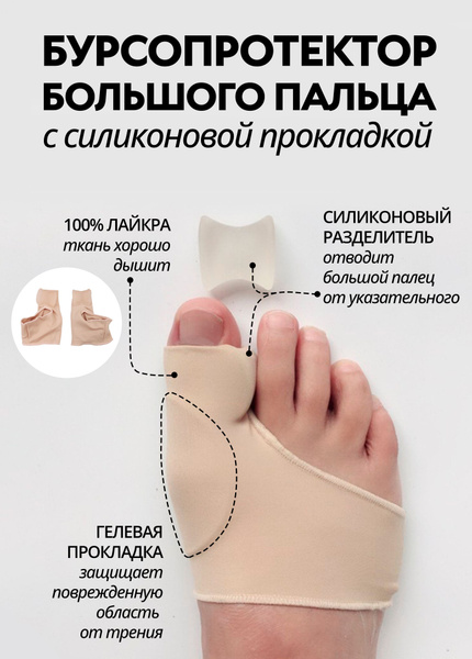 Hallux Valgus Bunion Splint Corrector (2 Pack, Size S)