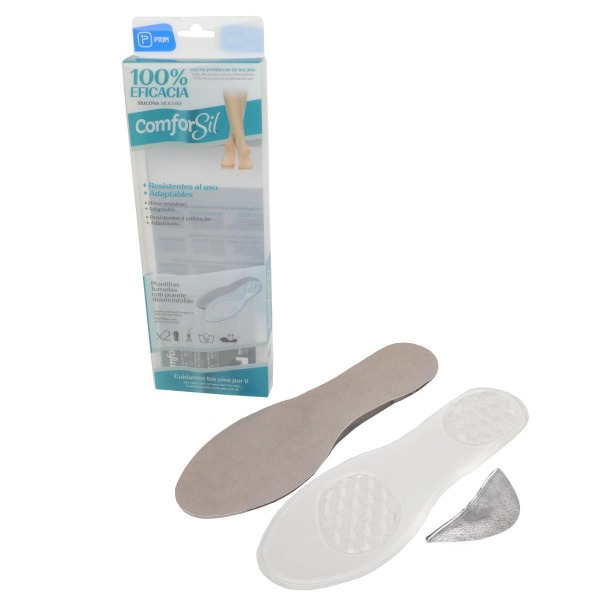 Silicone Insoles with Removable Arch Support
